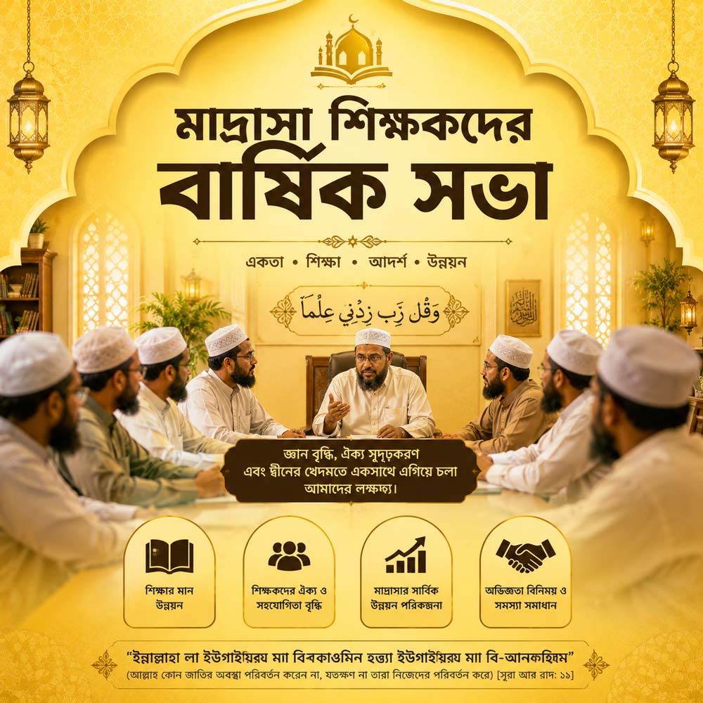 মাদ্রাসা শিক্ষকদের বার্ষিক সভা